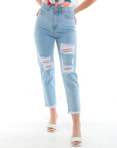 Edobor Queen – Jeans In Cotone Con Tasche